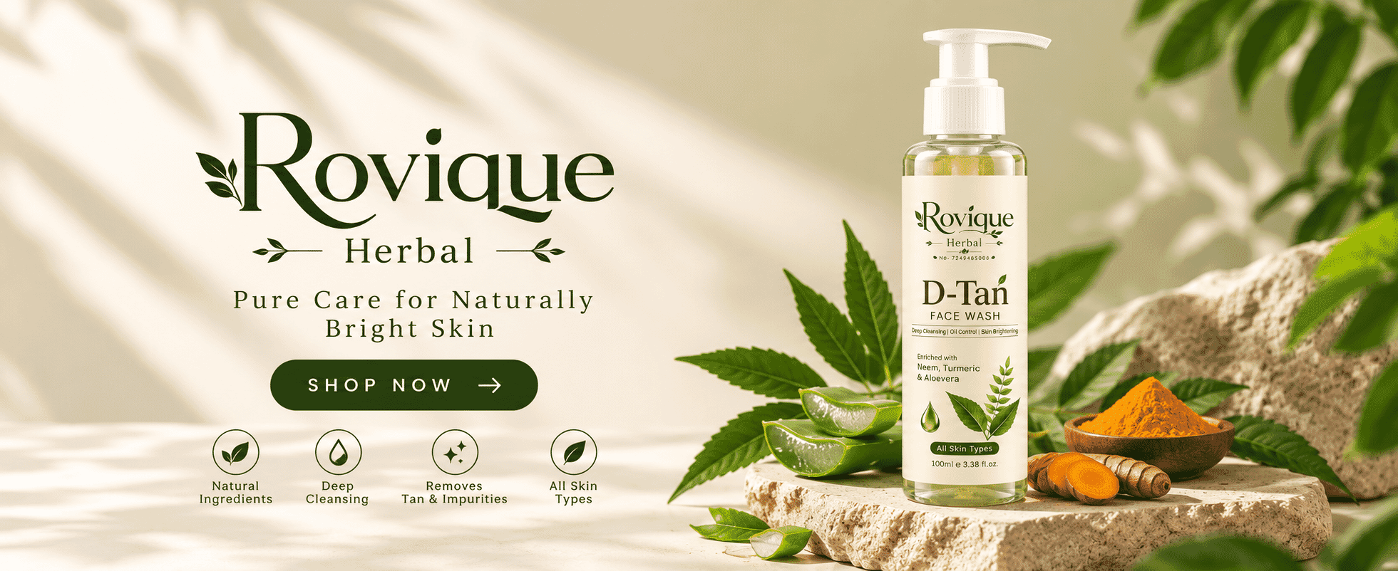 Rovique Herbal Banner