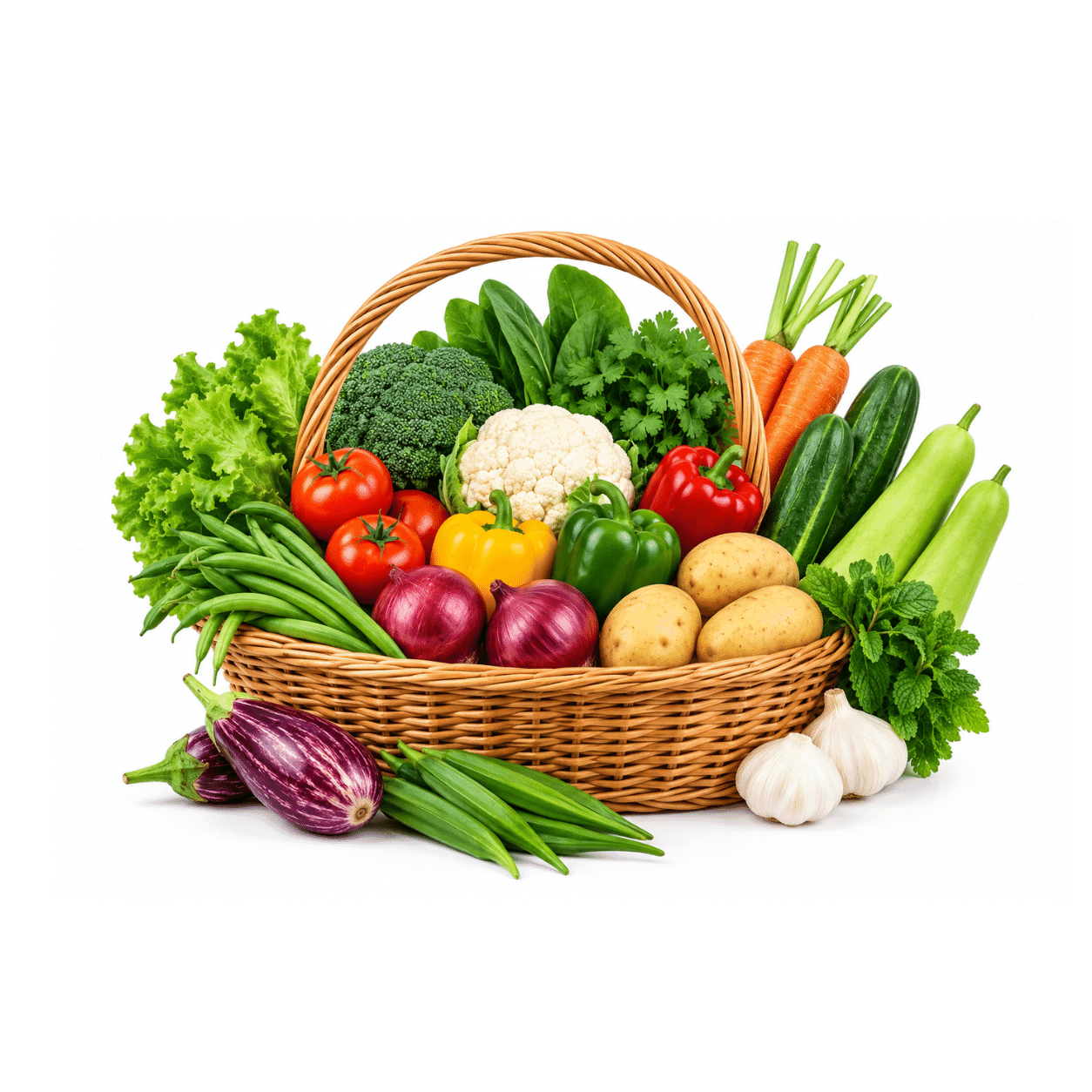 Daily Essential Fresh Vegetable Basket